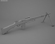 Browning M1918 Automatic Rifle 3d model