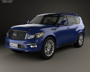 Infiniti QX80 2015 3D Model