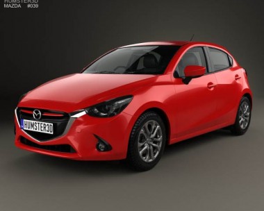 Mazda Demio 5-door hatchback 2014 3D Model