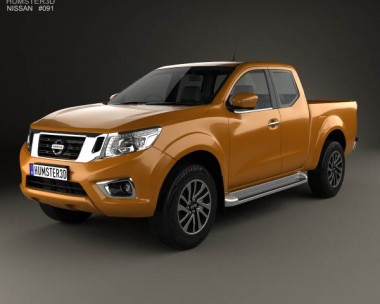 Nissan Navara King Cab 2015 3D model