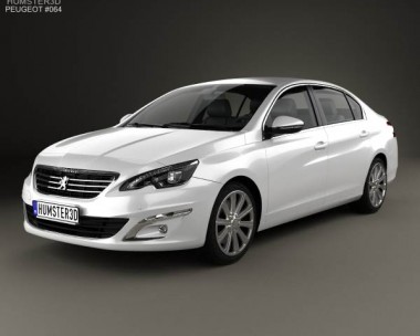 Peugeot 408 (CN) 2014 3D Model