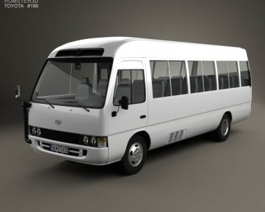 Toyota Coaster 2014 3D model