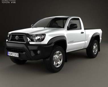 Toyota Tacoma Regular Cab 2012 3D model