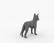 Siberian Husky Puppy 3d model