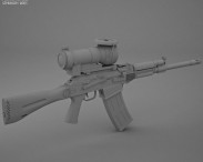 Saiga-12 18,5 KS-K 3d model