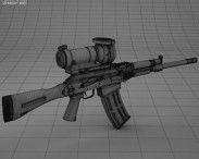 Saiga-12 18,5 KS-K 3d model