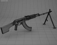 RPK-74M 3d model