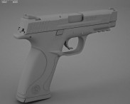 Smith & Wesson M&P .45 3d model