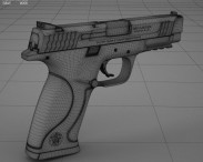 Smith & Wesson M&P .45 3d model