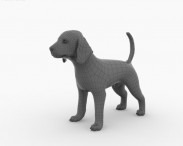 Dalmatian Puppy 3d model