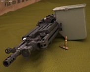 M249 Para light machine gun 3d model