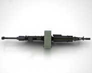 M249 Para light machine gun 3d model