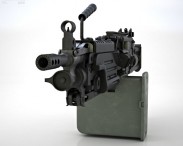 M249 Para light machine gun 3d model