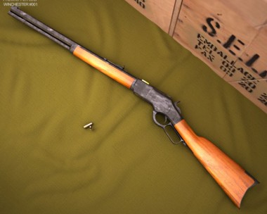 Winchester Model 1873 3D Model