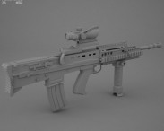 SA80 L85A2 3d model