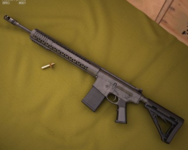 BRO PG15 .308 Magpul 3D Model