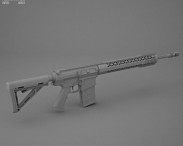 BRO PG15 .308 Magpul 3d model