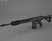 BRO PG15 .308 Magpul 3d model