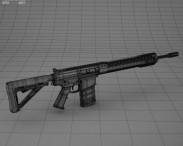 BRO PG15 .308 Magpul 3d model