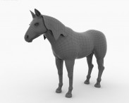 American Quarter Horse 3d model