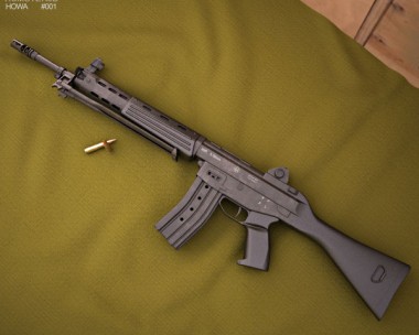 Howa Type 89 3D Model