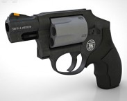 Smith & Wesson Model 340PD 3d model