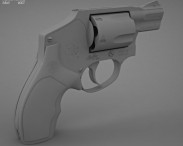 Smith & Wesson Model 340PD 3d model