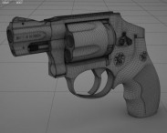 Smith & Wesson Model 340PD 3d model