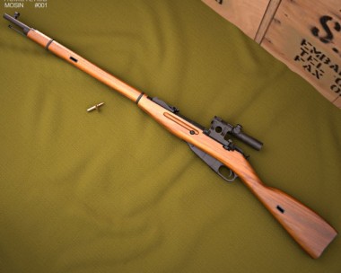 Mosin Nagant 91/30 3D Model