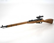 Mosin Nagant 91/30 3d model