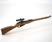 Mosin Nagant 91/30 3d model