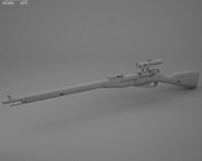 Mosin Nagant 91/30 3d model