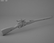 Mosin Nagant 91/30 3d model