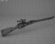 Mosin Nagant 91/30 3d model