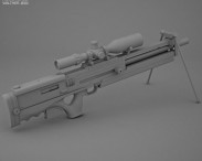 Walther WA 2000 3d model