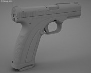 Caracal pistol 3d model