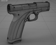 Caracal pistol 3d model