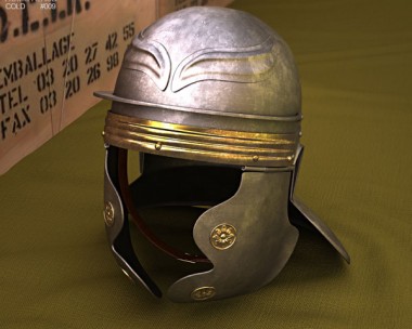 Roman Legionnaire Helmet 3D Model