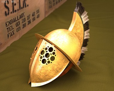 Thracian Gladiator Helmet 3D Model