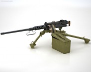 Browning M2 3d model