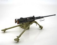 Browning M2 3d model