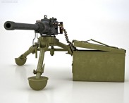 Browning M2 3d model