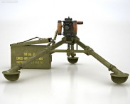 Browning M2 3d model