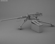 Browning M2 3d model