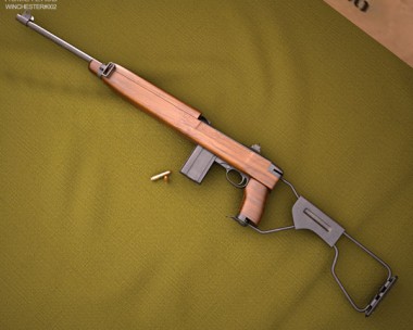 Winchester M1 Carbine 3D Model