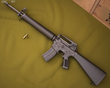 Colt M16A4 3D Model