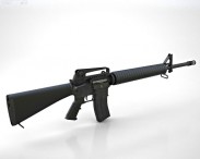 Colt M16A4 3d model