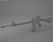 Colt M16A4 3d model