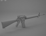 Colt M16A4 3d model