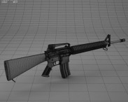 Colt M16A4 3d model